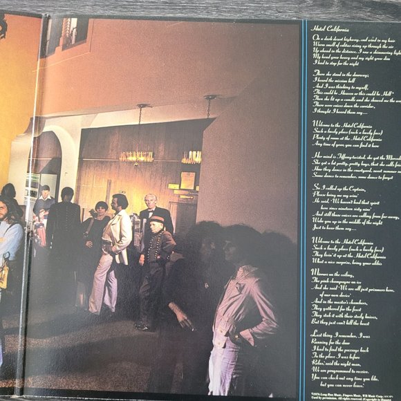 Eagles Hotel California Vinyl - Fair Condition - Picture 4 of 6